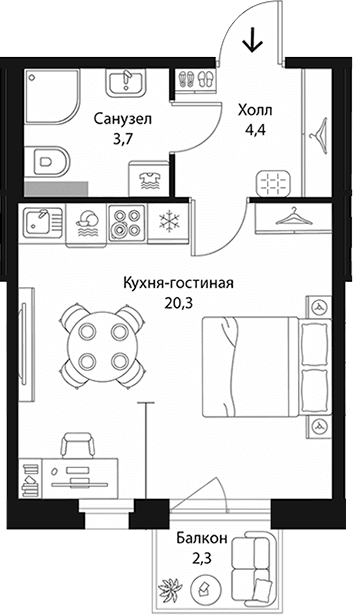 Планировка квартиры