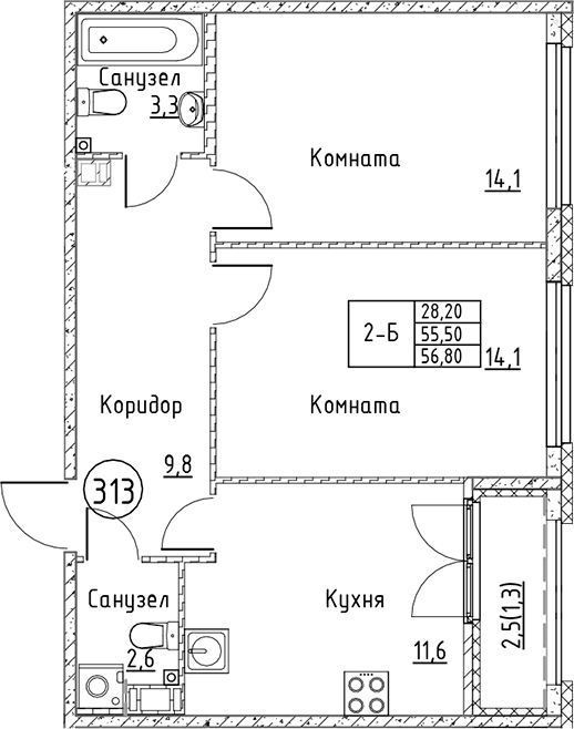 Планировка квартиры