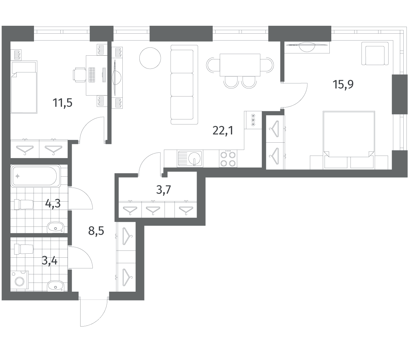 Планировка квартиры