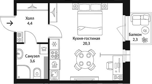 Планировка квартиры