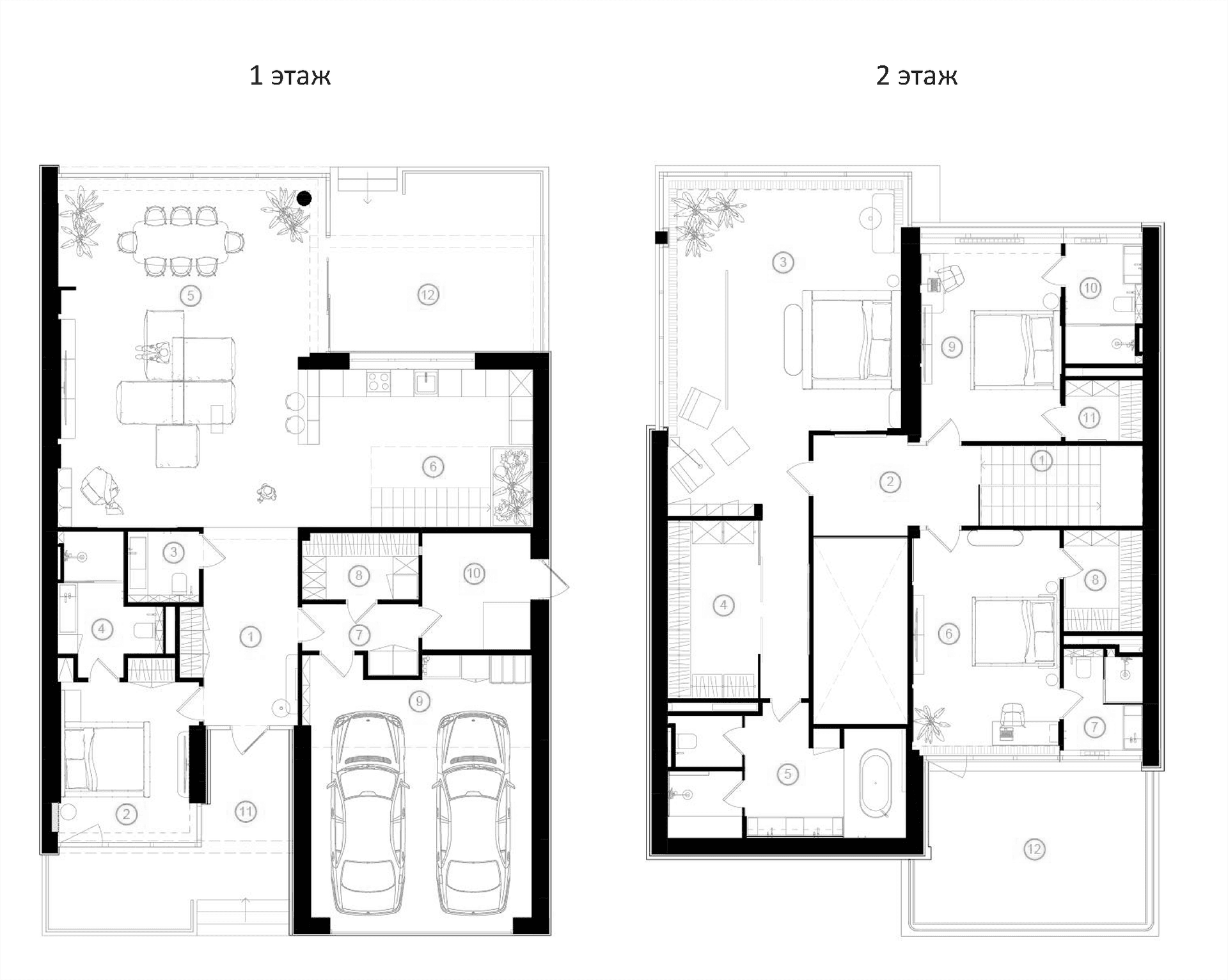 Планировка: Коттедж 337,8 м² в ЖК «Коттеджный поселок Папушево Парк»