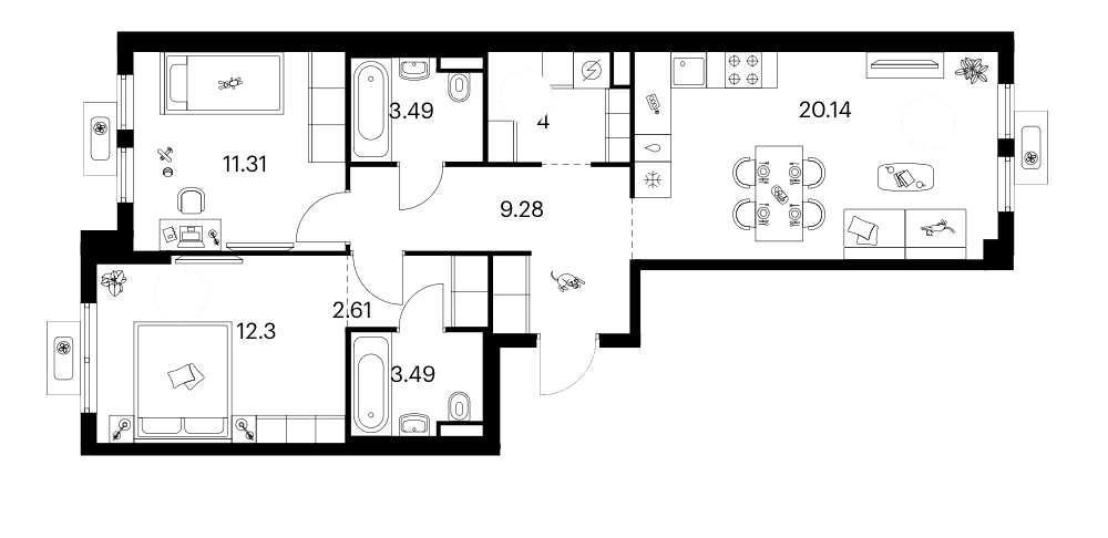 Планировка квартиры