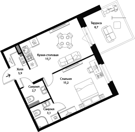 Планировка квартиры