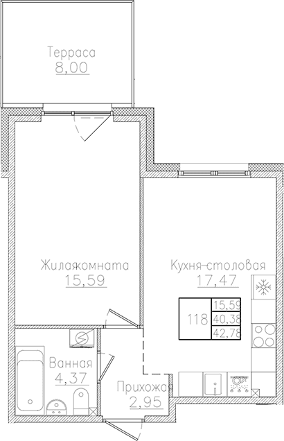 Планировка квартиры