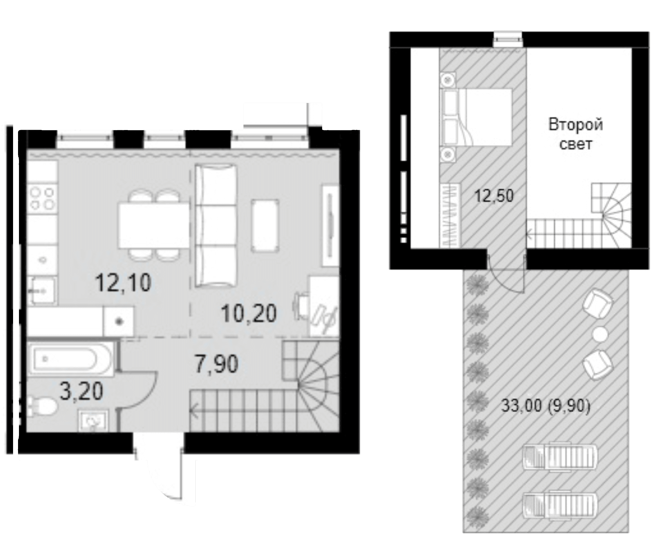 2-комнатная квартира