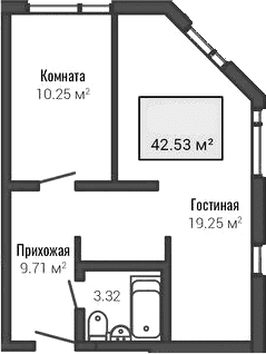 2-комнатная квартира