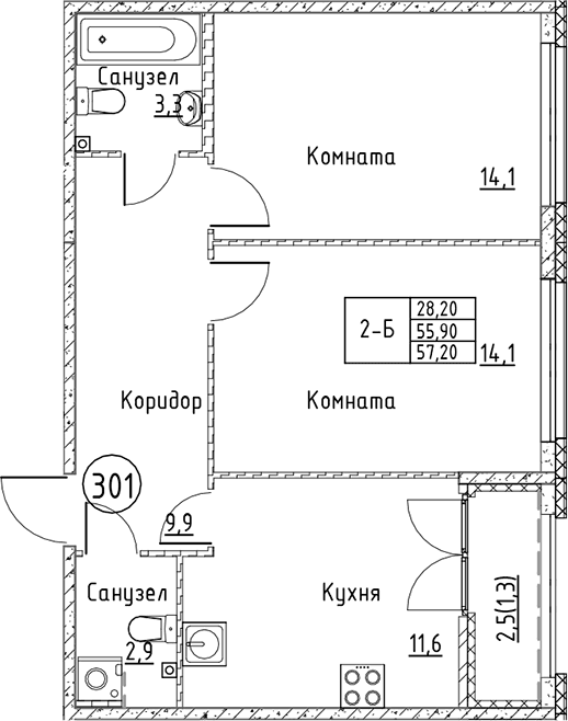 Планировка квартиры