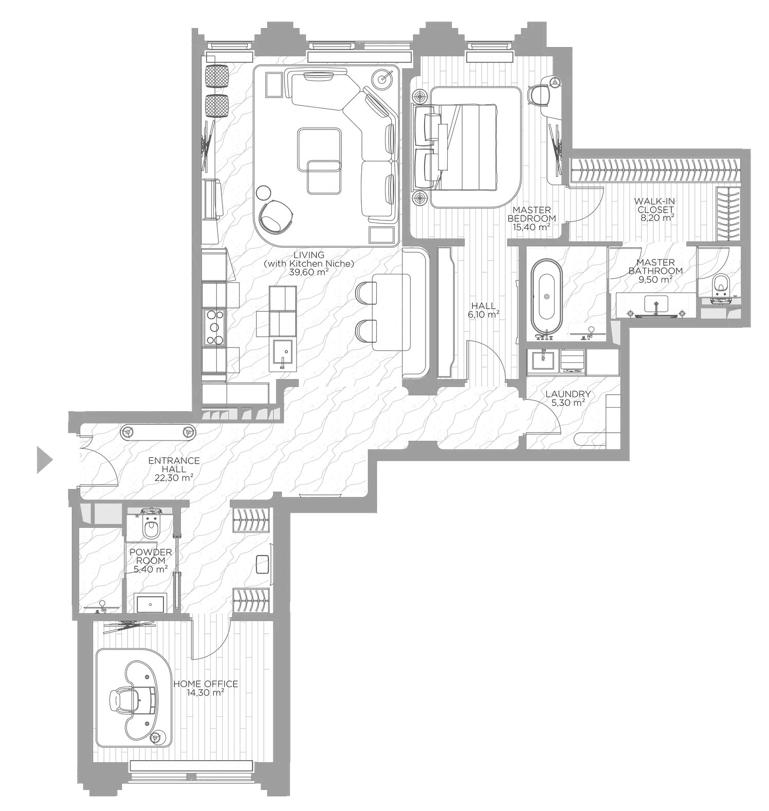 2-комнатная квартира