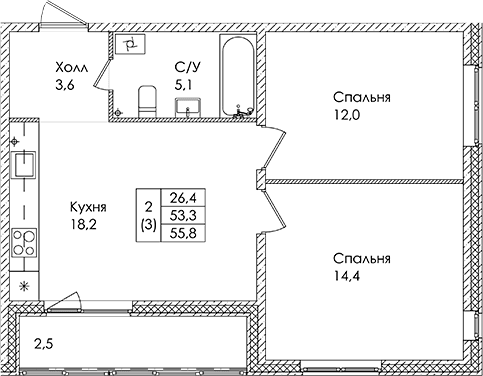 Планировка квартиры