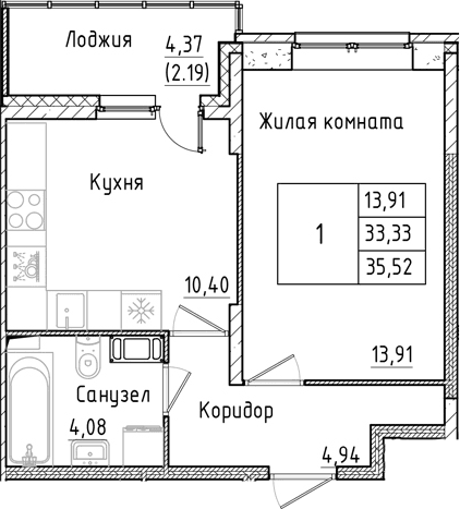 Планировка квартиры