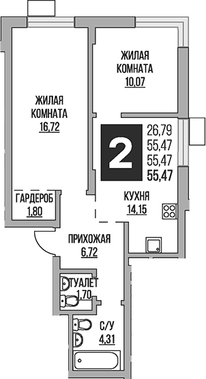 Планировка квартиры