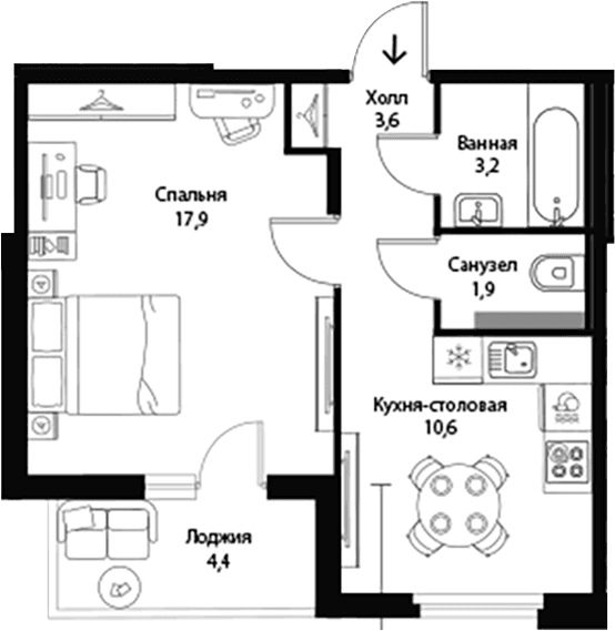 Планировка квартиры