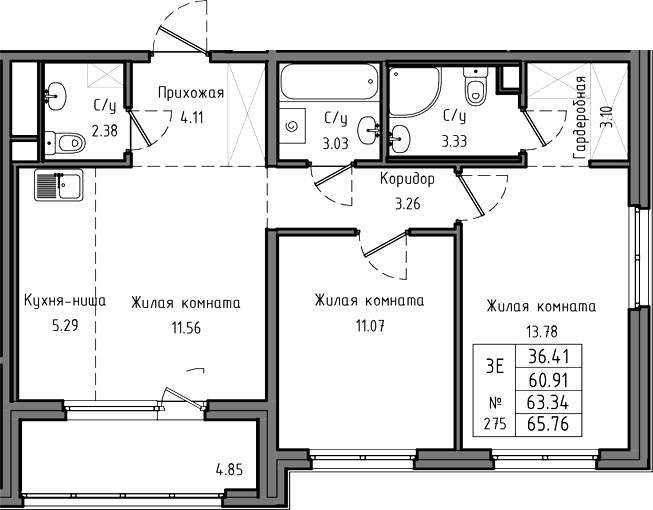 Планировка квартиры