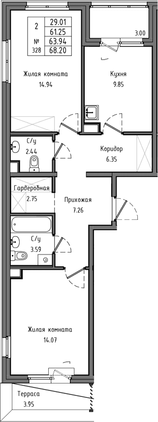 Планировка квартиры