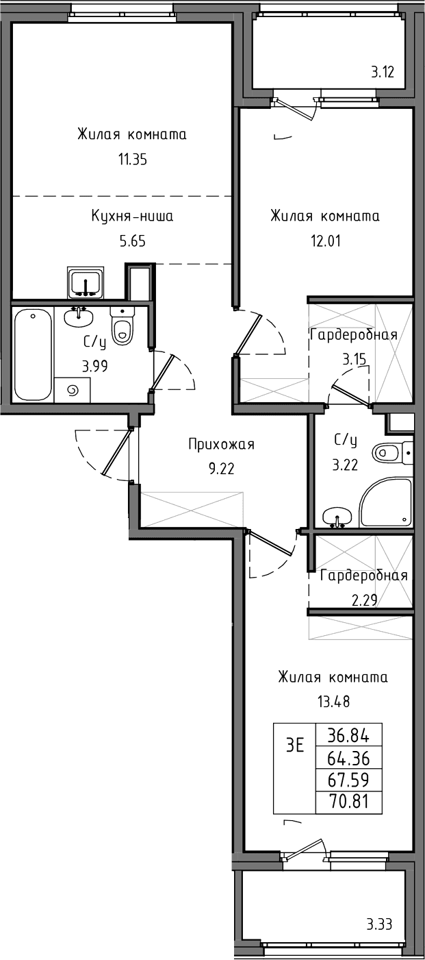 Планировка квартиры