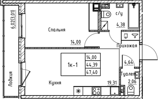 Планировка квартиры