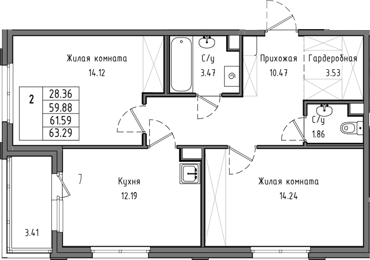 Планировка квартиры