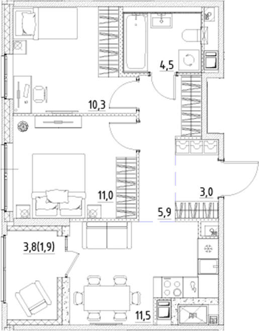 Планировка квартиры