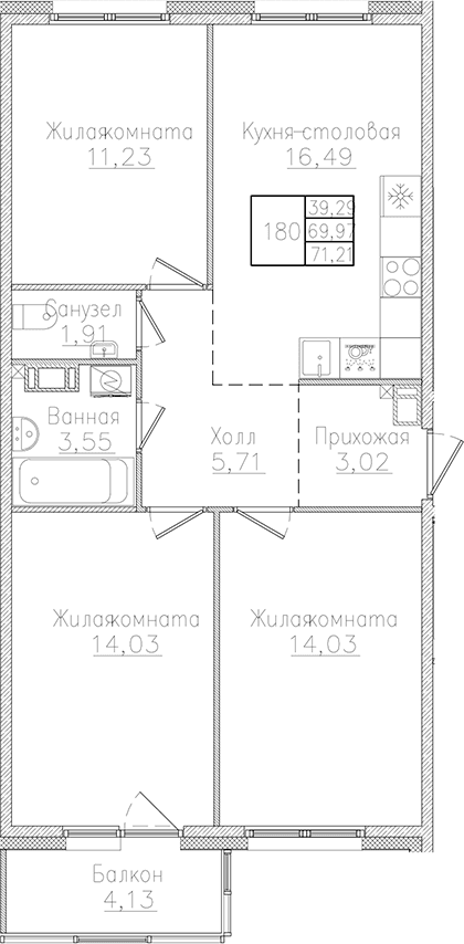 Планировка квартиры