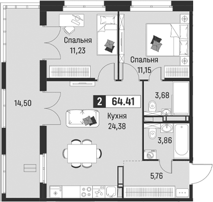 Планировка квартиры