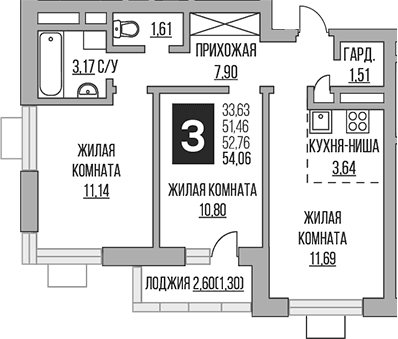 Планировка квартиры