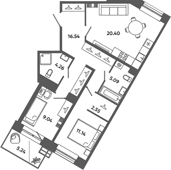 Планировка квартиры