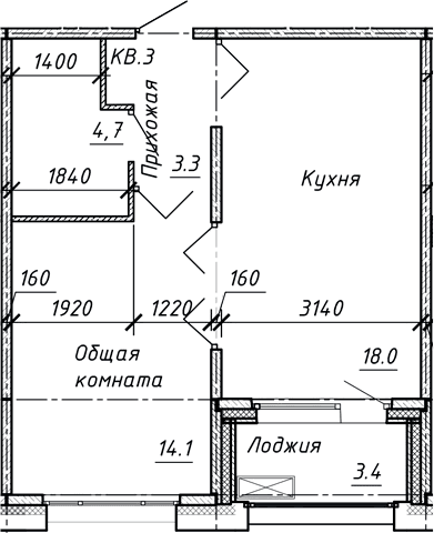 Планировка квартиры