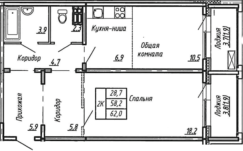 Планировка квартиры