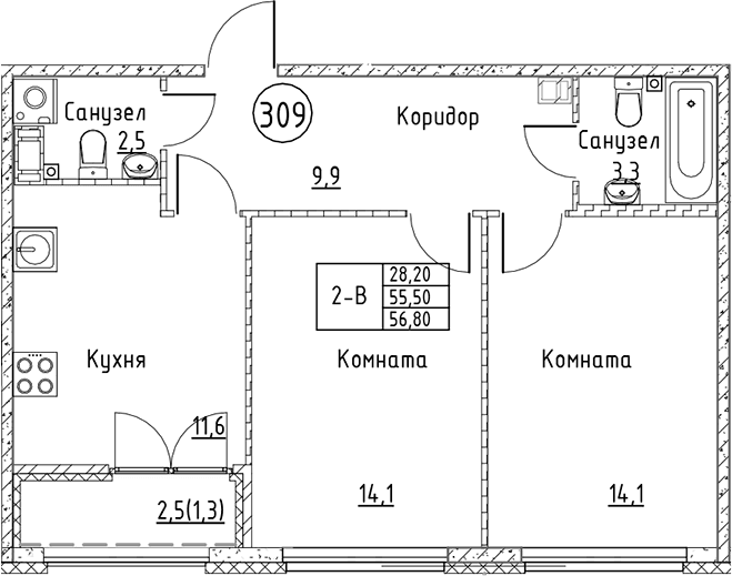 Планировка квартиры