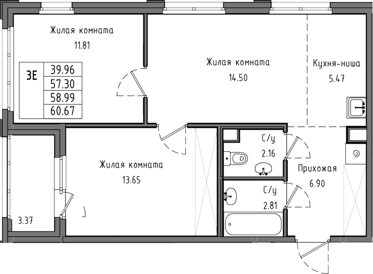 Планировка квартиры