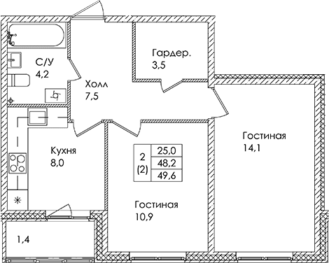 Планировка квартиры