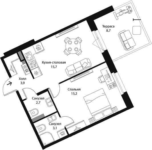 Планировка квартиры
