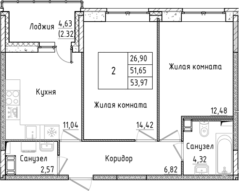 Планировка квартиры