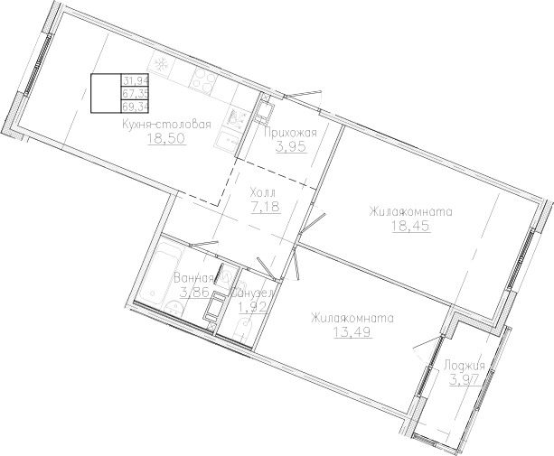 Планировка квартиры