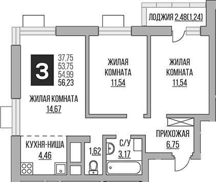 Планировка квартиры