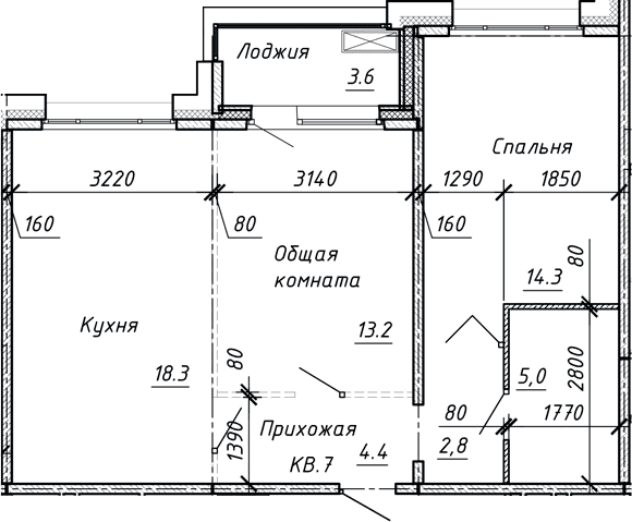 Планировка квартиры