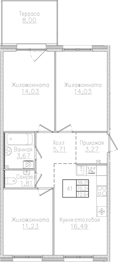 Планировка квартиры