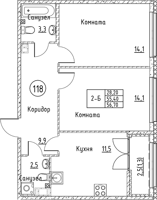 Планировка квартиры