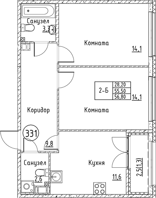 Планировка квартиры