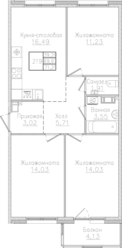 Планировка квартиры