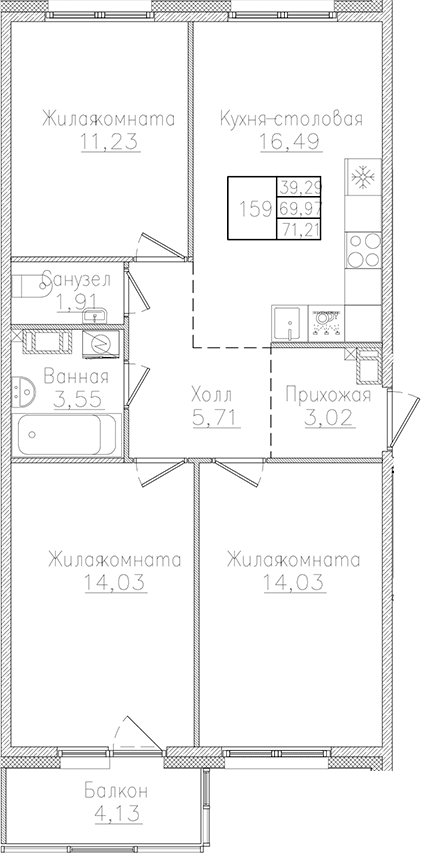 Планировка квартиры