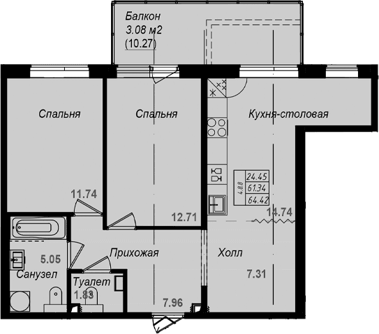 Планировка квартиры