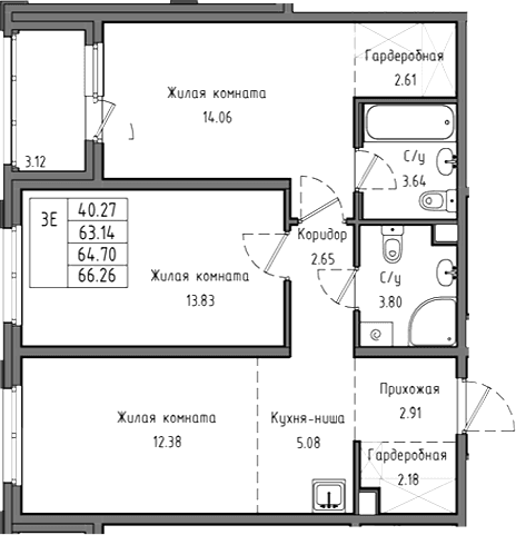 Планировка квартиры