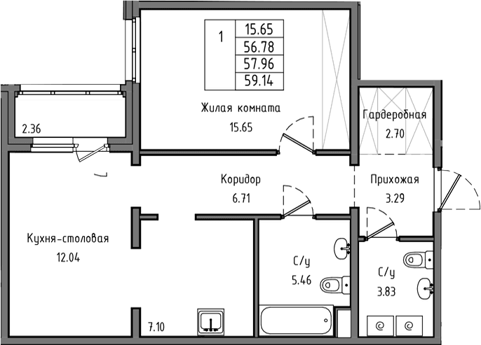 Планировка квартиры